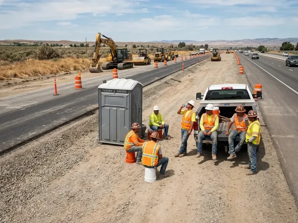 highway-road-construction-crew-007 — frequently asked questions, Porta Potty and Restroom Rentals in Watertown, SD